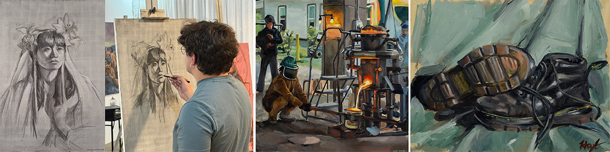 Hoyt Stover Sunday afternoon drawing and painting class promotion