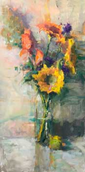 Allison Doke's painting of flowers