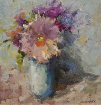 Allison Doke's painting of flowers